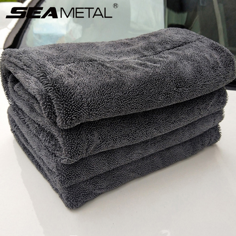 Microfiber Car Drying Towel Super Absorbent - Autowaschhandtuch, 1200 g/m2, doppelseitiges Handtuch, Auto-Detaillierung,