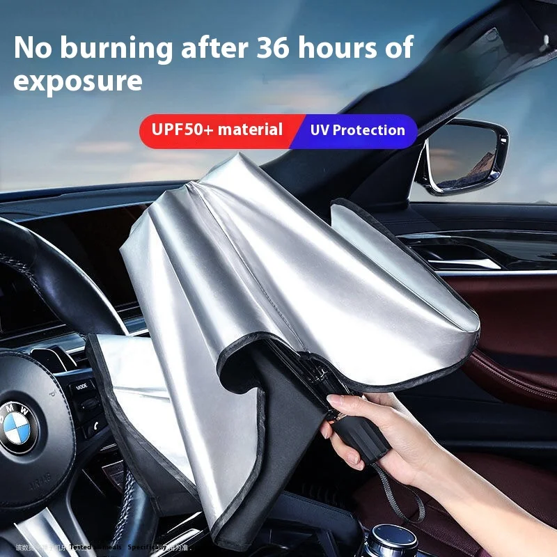 Car Sunshade Windshield Umbrella Foldable - Auto-Windschutzscheiben-Sonnenschutz Regenschirm Faltbarer Sonnenschutz Frontscheibenabdeckung für