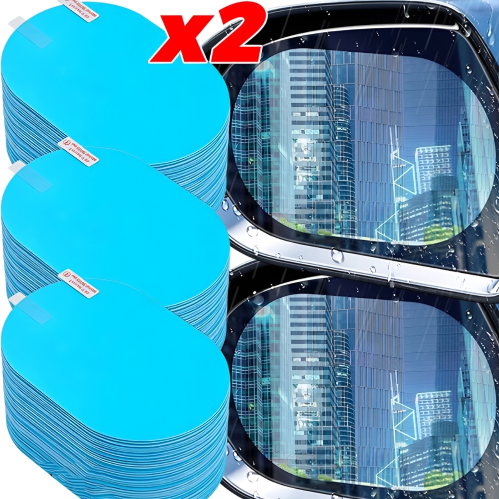 Anti Glare Car Rearview Mirror Film - 2/1 Stück Universelle Antibeschlag- und Blendschutzfolie