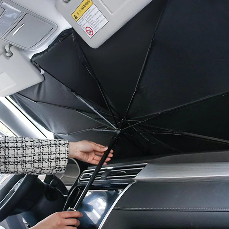 Car Sunshade Windshield Umbrella Foldable - Faltbare Auto-Windschutzscheiben-Sonnenschutzabdeckung, Innen-Sonnenschirm, UV-Schutz für Frontscheibe,