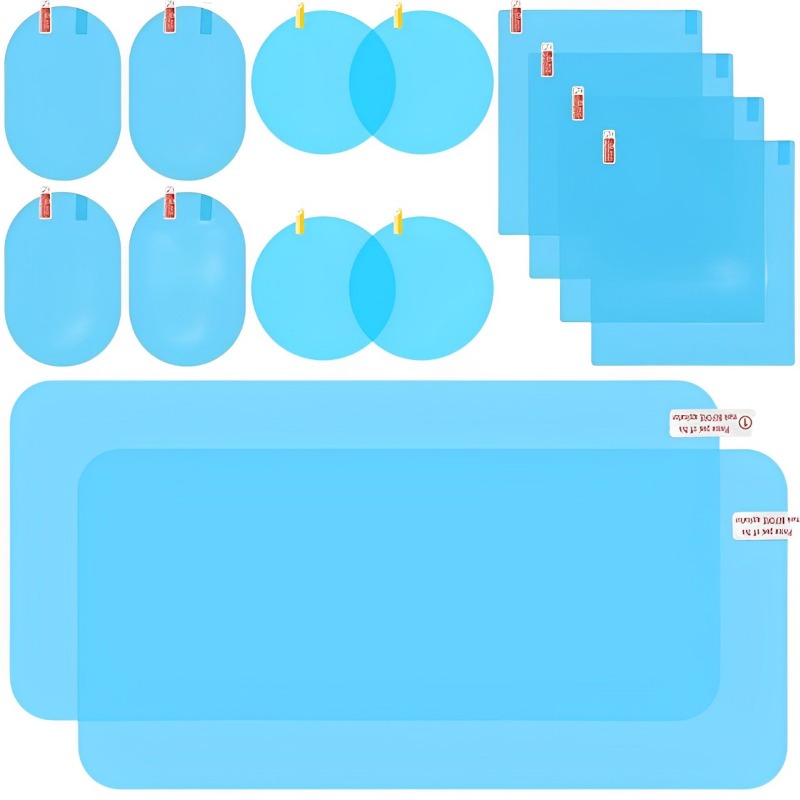 Anti Glare Car Rearview Mirror Film - Auto Rückspiegel Schutzfolie Seitenfenster Aufkleber Anti