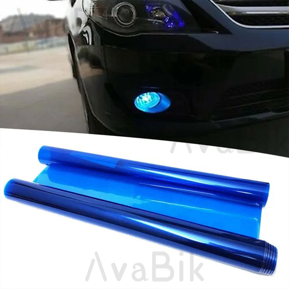 Anti Glare Car Rearview Mirror Film - 30CM Auto-Scheinwerfer Blautönungsfolie PVC Auto-Scheinwerfer Farbwechselfolie
