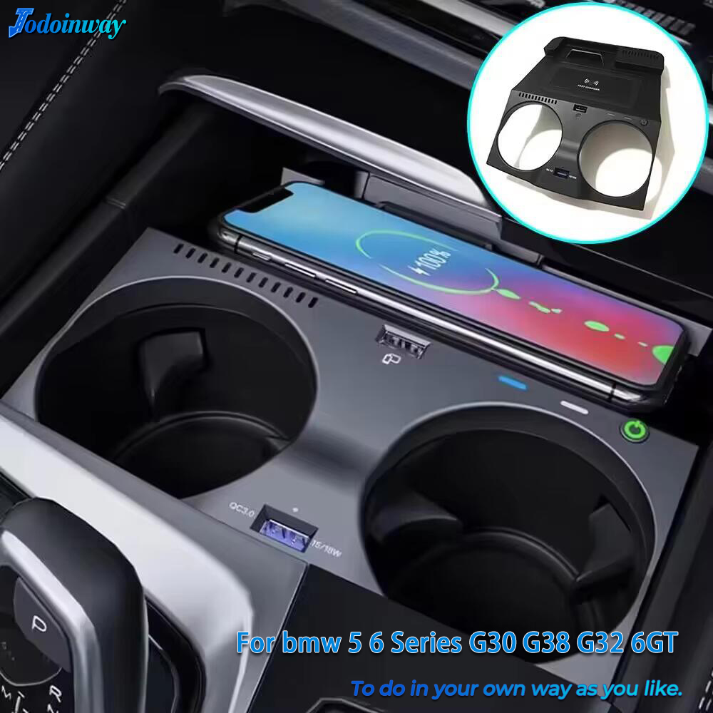 Wireless Car Charger Mount Fast Charging - Auto-Handyhalterung mit Kabelloser Ladestation für BMW