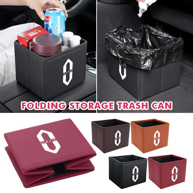 Waterproof Car Trash Can With Lid - Auto-Mülleimer, faltbar, wasserdicht, Organizer-Tasche für Aito