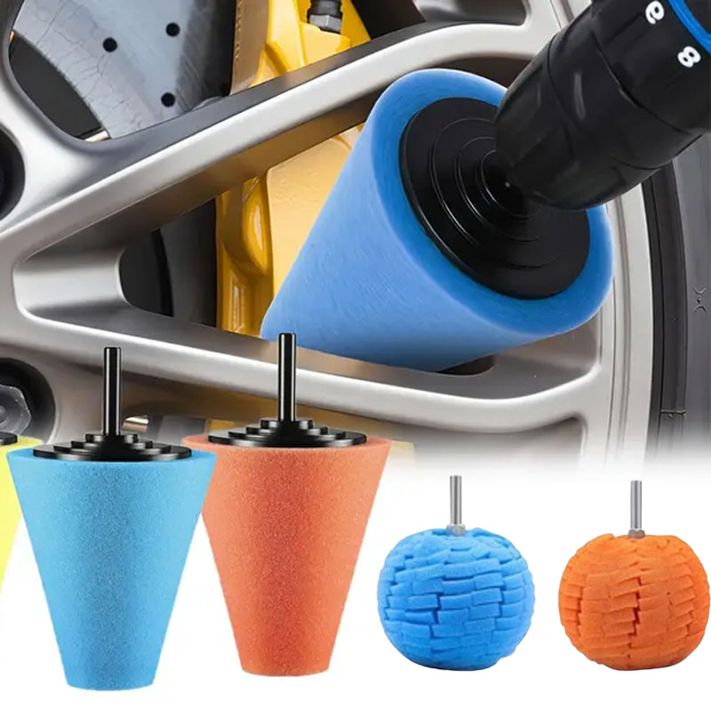 Car Care - Auto Bohrer Polieren Schwamm Pad Kit