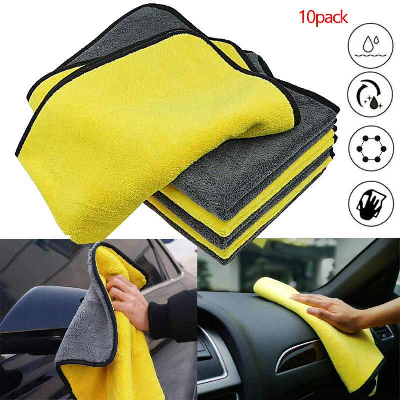 Microfiber Car Drying Towel Super Absorbent - Extra dickes Auto-Mikrofaser-Trockentuch, saugfähige Autowaschtücher, wiederverwendbare