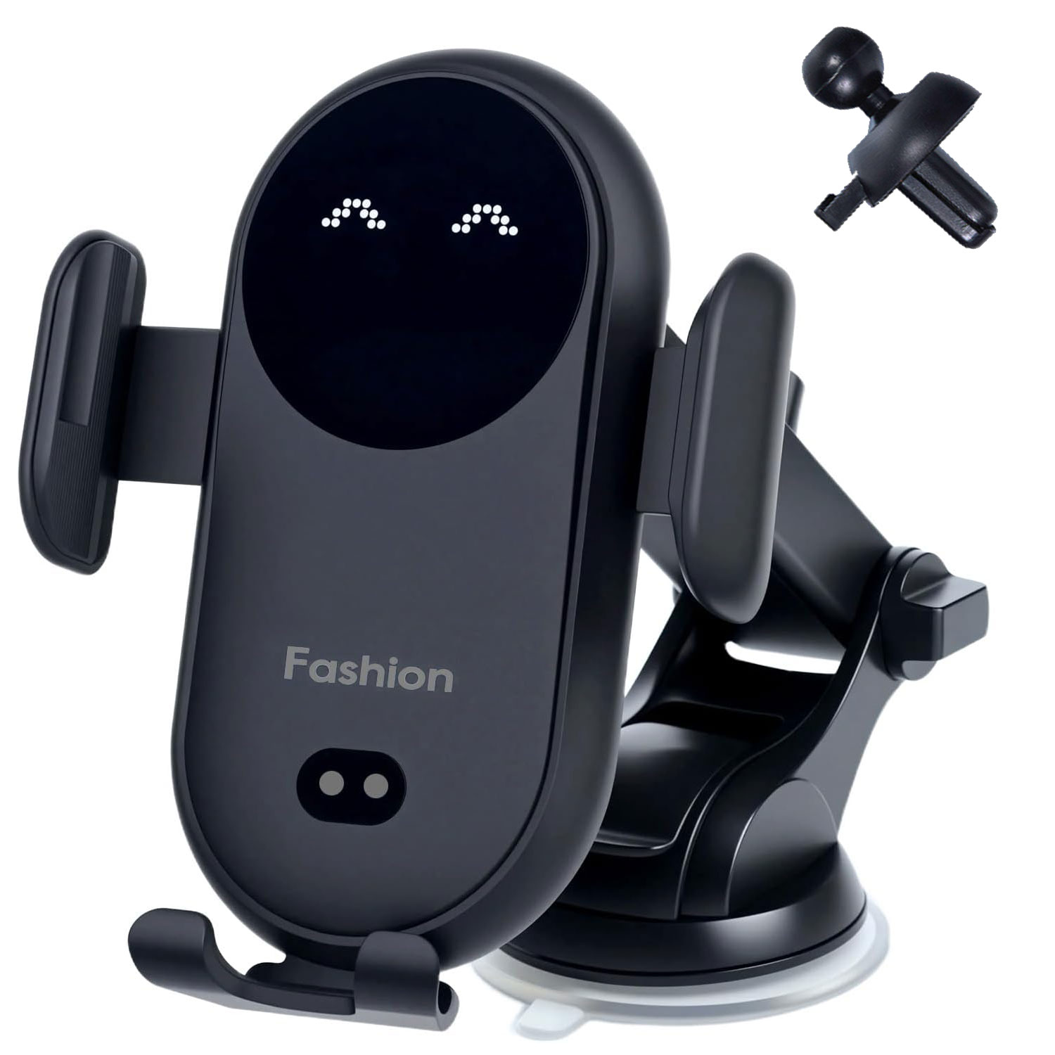 Wireless Car Charger Mount Fast Charging - Kabelloses Auto-Ladegerät mit Schnellaufladung und Infrarot-Automatikklammer