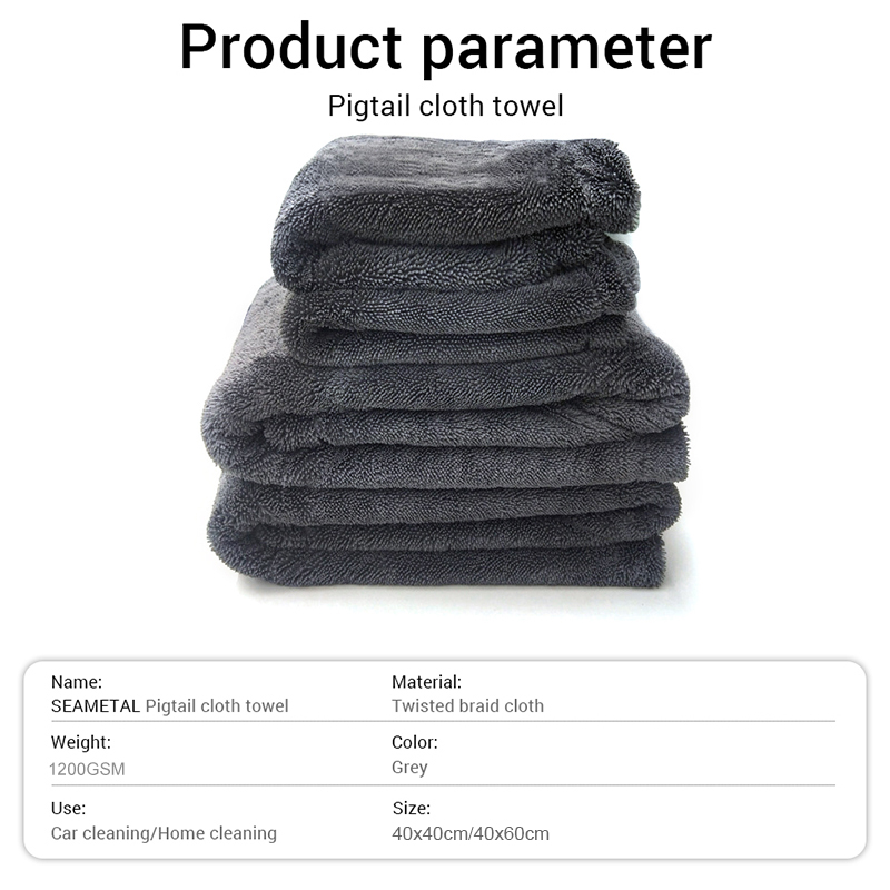 Autowaschhandtuch, 1200 g/m2,  – Microfiber Car Drying Towel Super Absorbent Bewertung und Preis