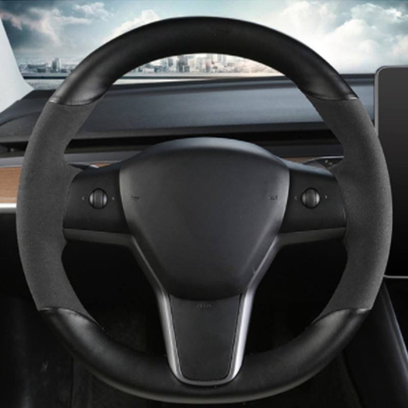 Handgenähte Anti-Rutsch-Carbon – Car Steering Wheel Cover Anti Slip Breathable Bewertung und Preis