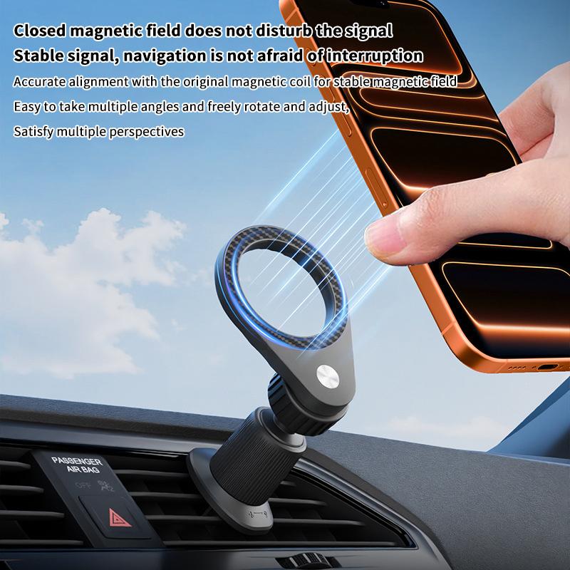 1 Stück Kohlefaser-Magnet-Auto – Magnetic Phone Holder For Car Vent Bewertung und Preis