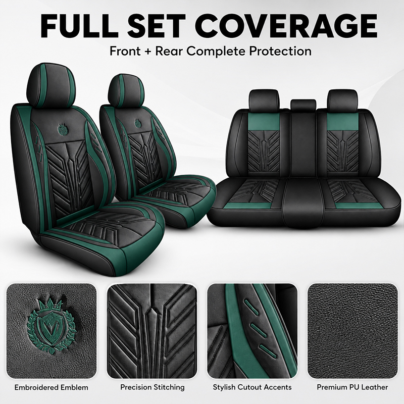 Atmungsaktive 5-Sitzer-Autosit – Leather Car Seat Covers Full Set Universal Bewertung und Preis
