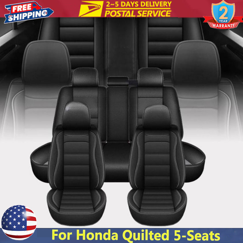 Schwarzer Universeller Sitzbez – Leather Car Seat Covers Full Set Universal Bewertung und Preis