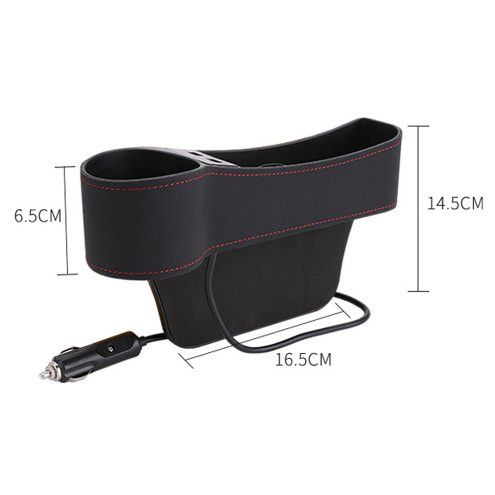 Auto-Sitzspalt-Aufbewahrungsbo – Seat Gap Filler Organizer With Usb Charger Bewertung und Preis