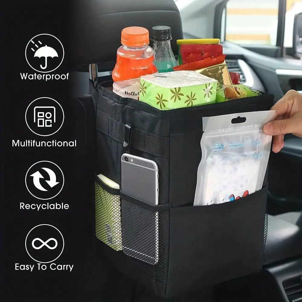 Tragbarer, wasserdichter Auto- – Waterproof Car Trash Can With Lid Bewertung und Preis