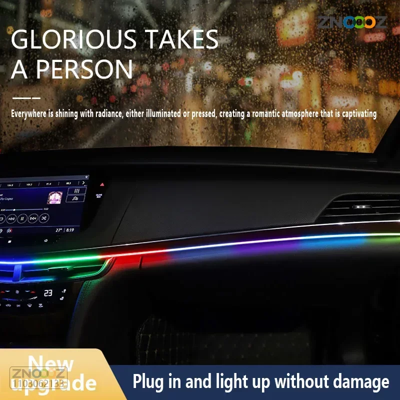 Znoooz 140cm Auto Umgebungs li – Led Ambient Interior Car Lights App Control Bewertung und Preis