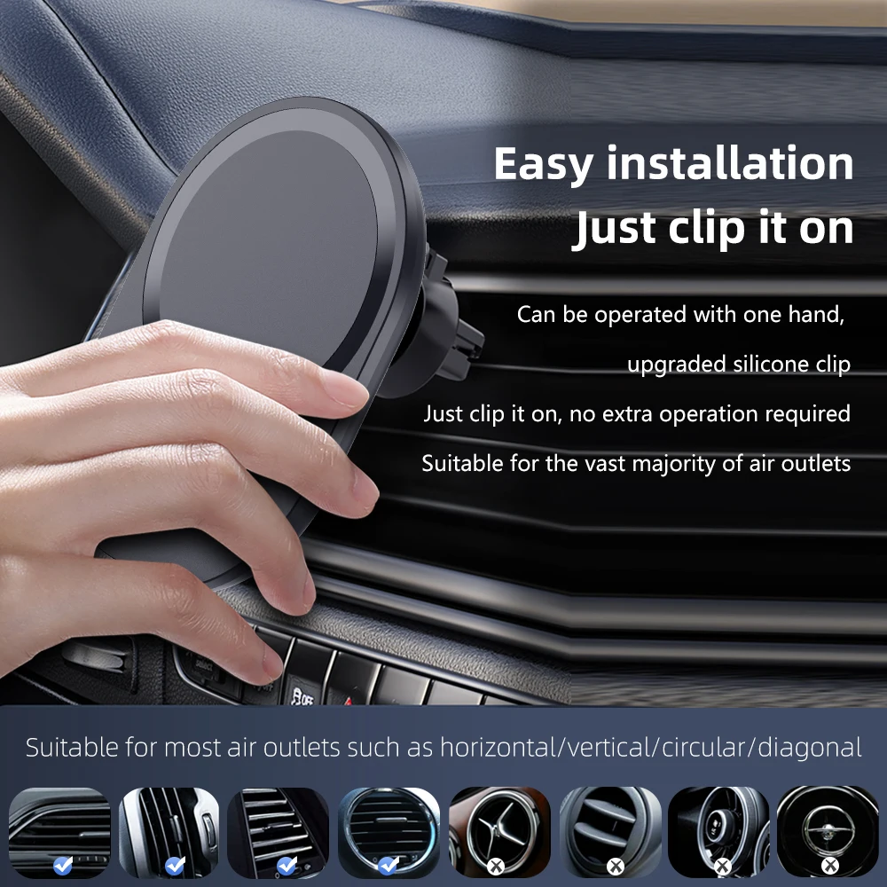 Mini Magnetische Drahtlose Aut – Magnetic Phone Holder For Car Vent Bewertung und Preis