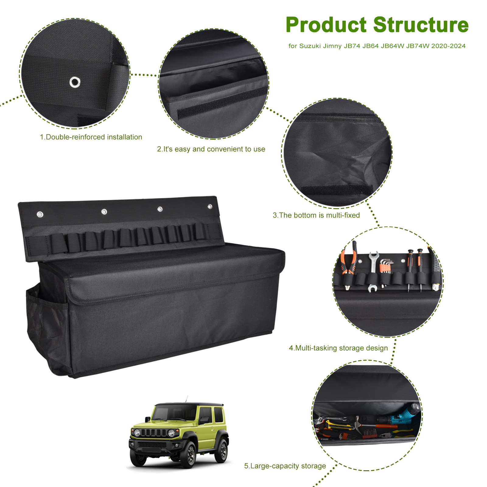 Faltbare Auto-Aufbewahrungstas – Car Trunk Organizer Foldable Storage Box Bewertung und Preis