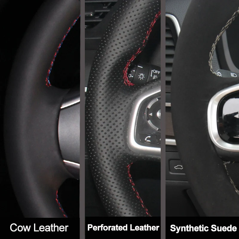 Für Hyundai Elantra 4 2016-201 – Car Steering Wheel Cover Anti Slip Breathable Bewertung und Preis
