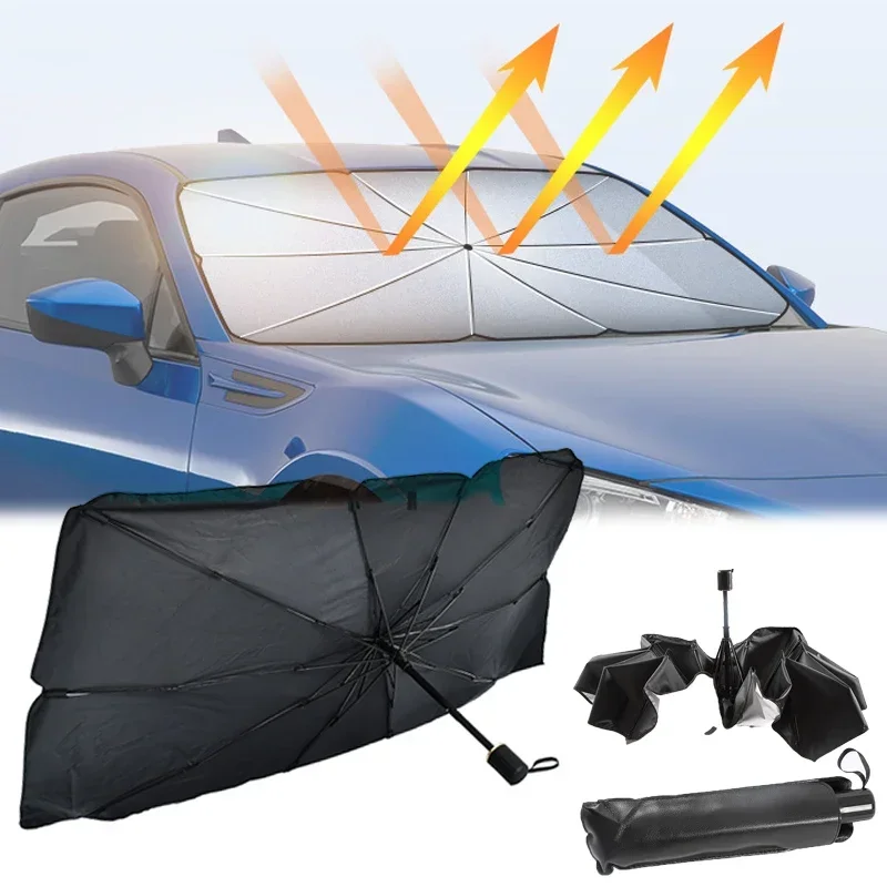 Auto-Windschutzscheiben-Sonnen – Car Sunshade Windshield Umbrella Foldable Bewertung und Preis