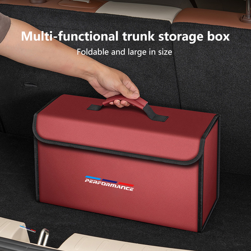 Auto-Leder-Kofferraumorganizer – Car Trunk Organizer Foldable Storage Box Bewertung und Preis