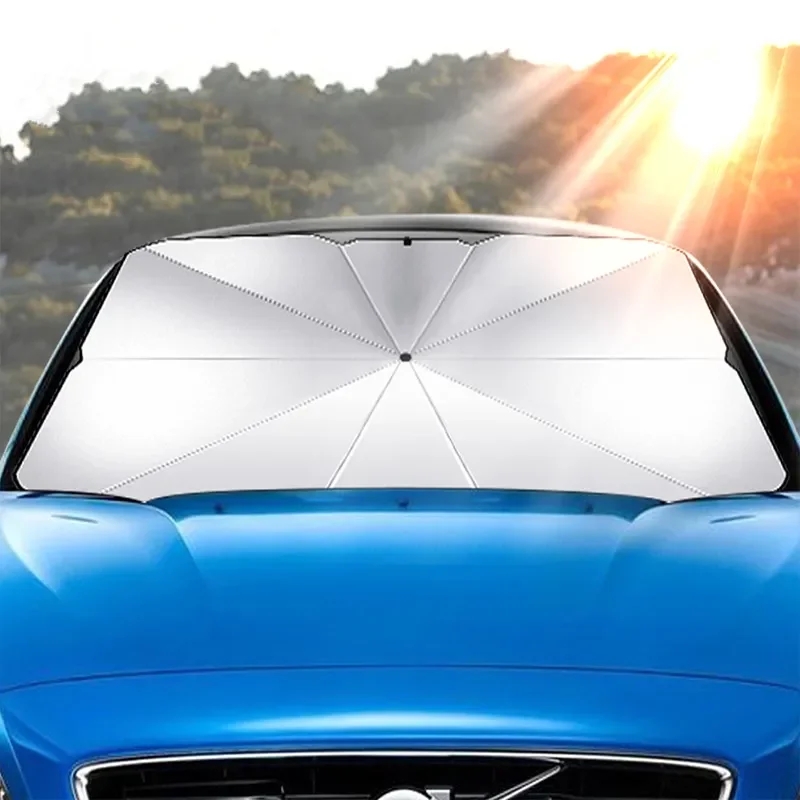 Auto Sonnenschirm Windschutzsc – Car Sunshade Windshield Umbrella Foldable Bewertung und Preis
