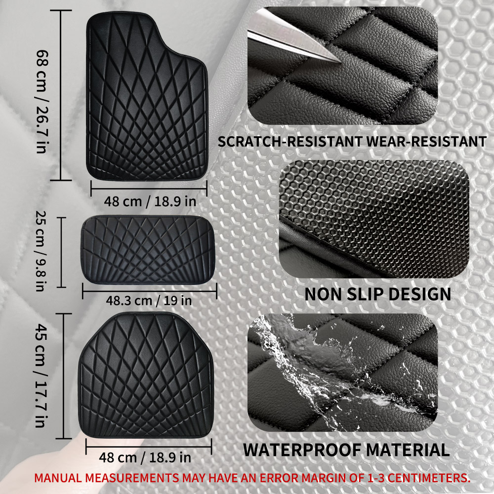 CAR PASS Universal 5-teiliges  – Car Floor Mats Universal Waterproof Leather Bewertung und Preis