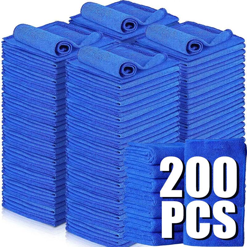 10/200PCS Mikrofaser Auto Rein – Microfiber Car Drying Towel Super Absorbent Bewertung und Preis
