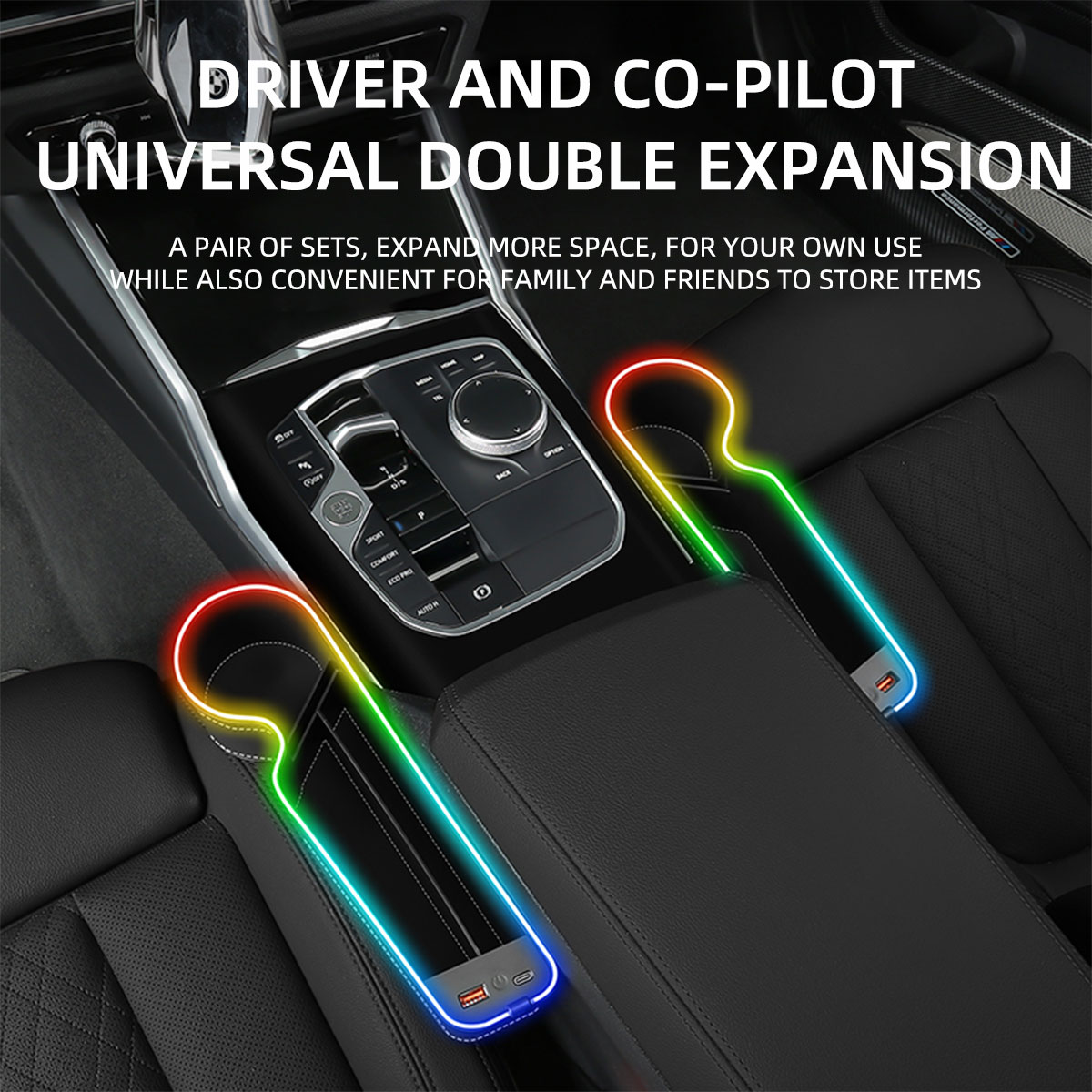 Auto-Sitzlückenfüller mit Getr – Seat Gap Filler Organizer With Usb Charger Bewertung und Preis