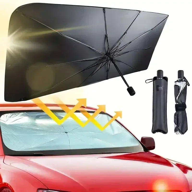Multifunktionaler, praktischer – Car Sunshade Windshield Umbrella Foldable Bewertung und Preis
