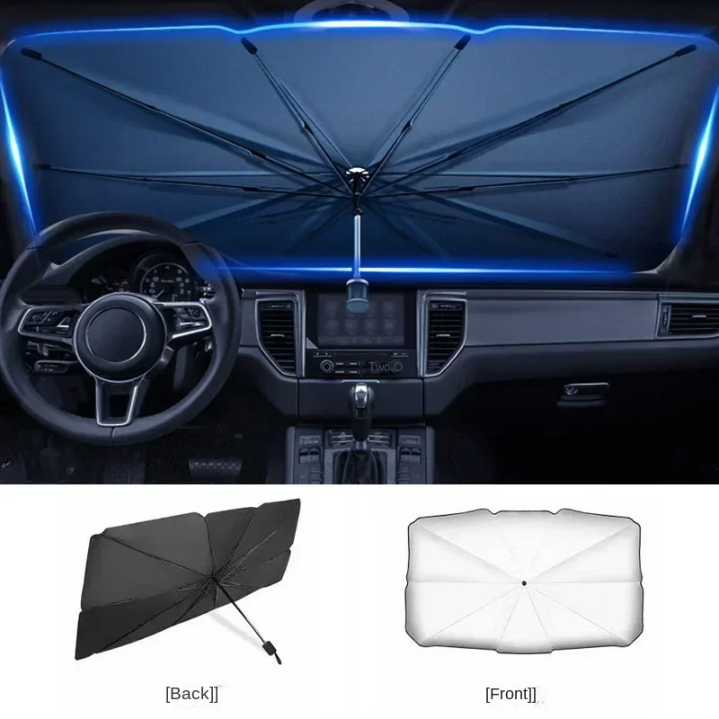 Multifunktionaler, praktischer – Car Sunshade Windshield Umbrella Foldable Bewertung und Preis