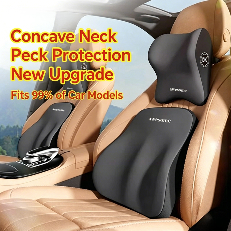 Auto-Nackenkissen & Lendenwirb – Memory Foam Car Neck Pillow Lumbar Support Bewertung und Preis