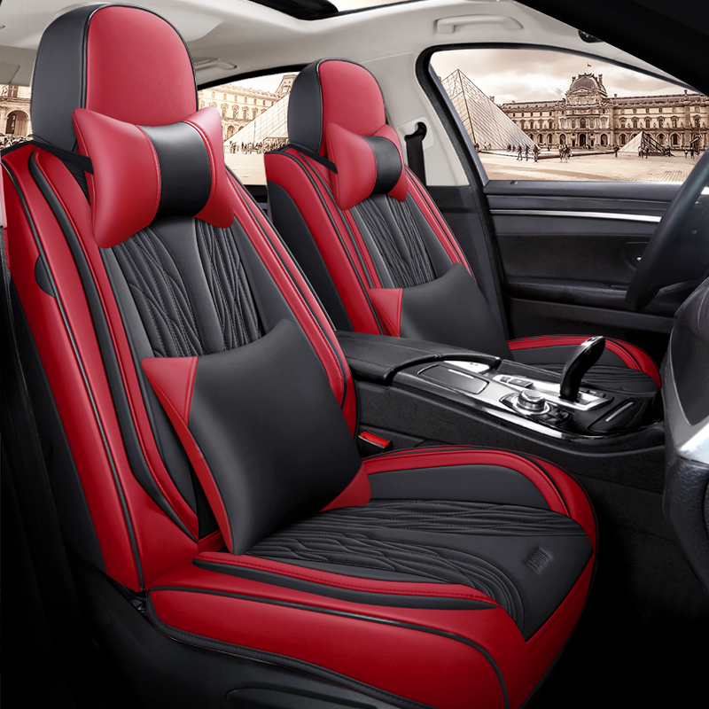 New Design Luxury Leather Car  – Leather Car Seat Covers Full Set Universal Bewertung und Preis