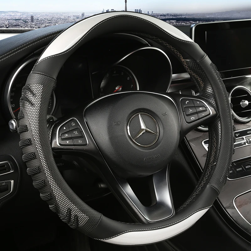 Dreidimensionale Waben-Auto-Le – Car Steering Wheel Cover Anti Slip Breathable Bewertung und Preis