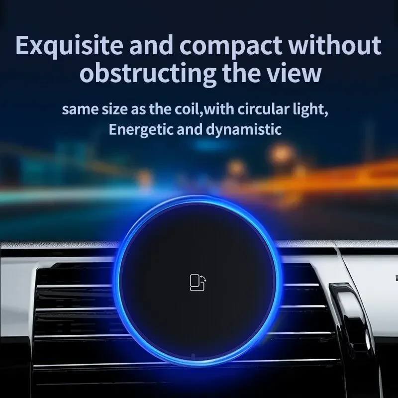 LED/RGB Magnetisches kabellose – Wireless Car Charger Mount Fast Charging Bewertung und Preis