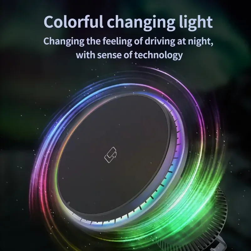 LED/RGB Magnetisches kabellose – Wireless Car Charger Mount Fast Charging Bewertung und Preis