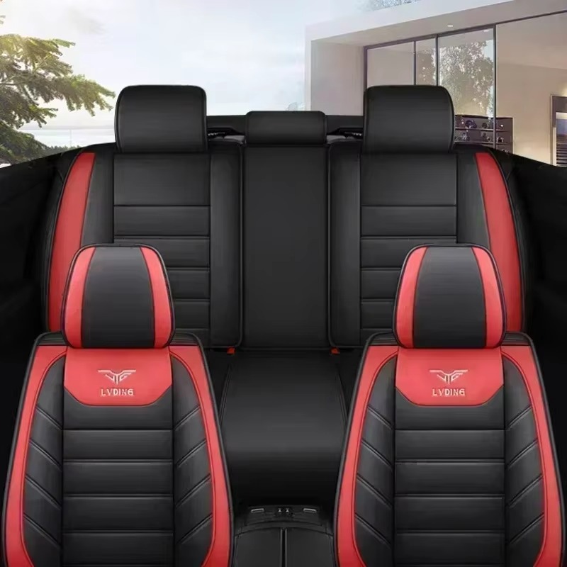 5-Sitzer Premium-Kunstleder-Au – Leather Car Seat Covers Full Set Universal Bewertung und Preis