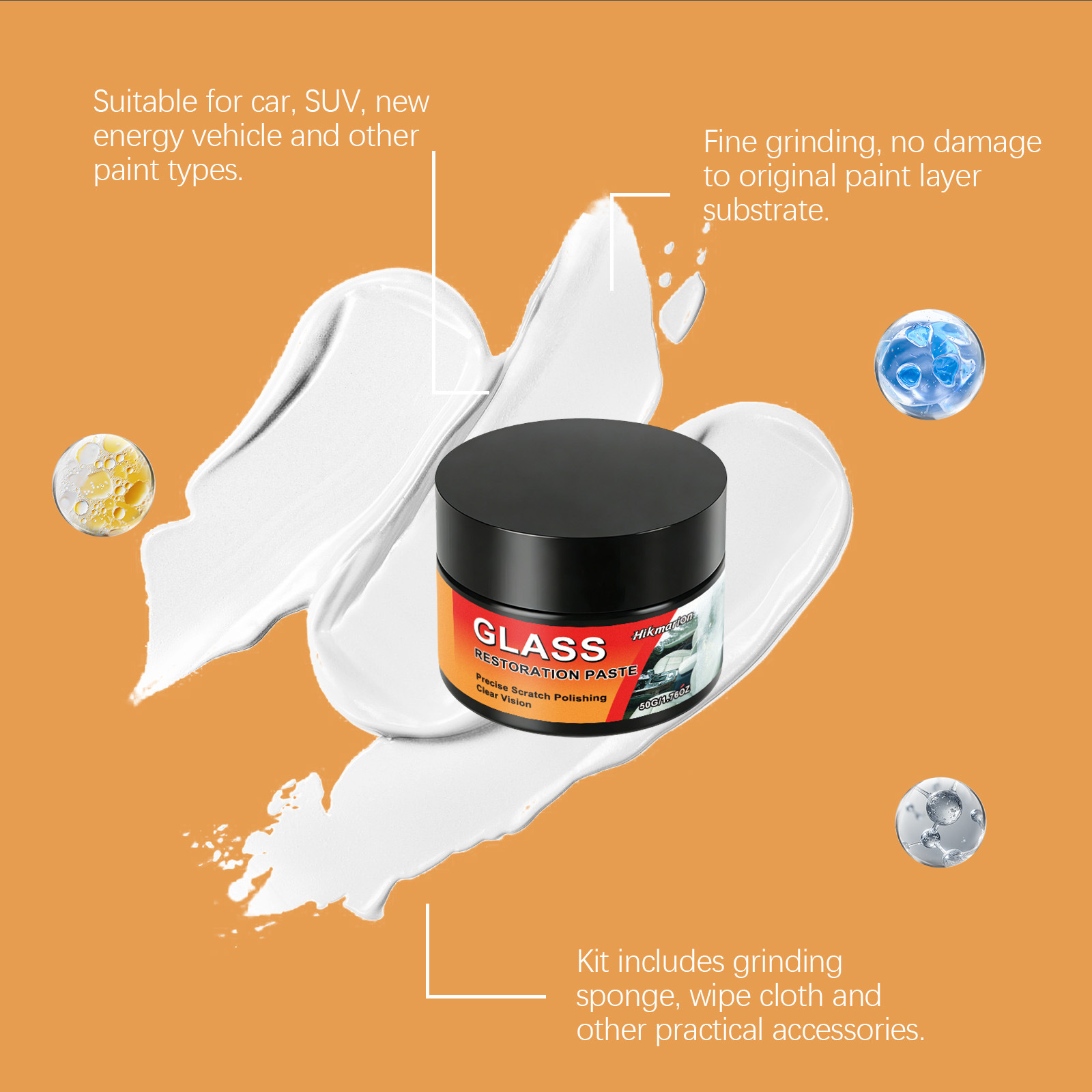 Autoglas-Polierwachs Kratzer-E – Car Scratch Repair Polishing Wax Paste Bewertung und Preis