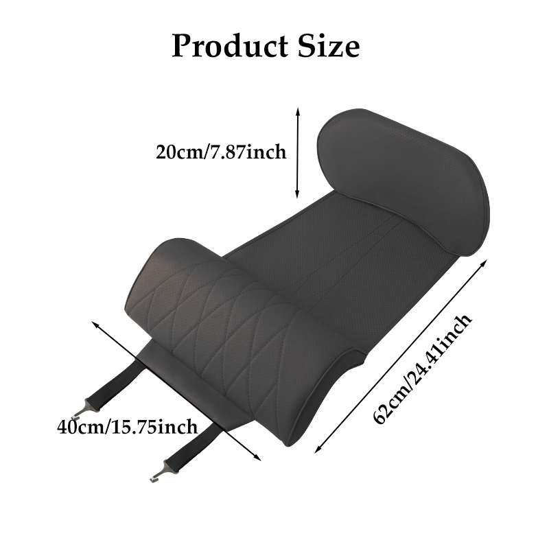 Nappa-Leder Beinstützen-Erweit – Memory Foam Car Neck Pillow Lumbar Support Bewertung und Preis