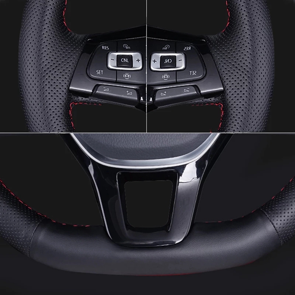 Kunden spezifische geflochtene – Car Steering Wheel Cover Anti Slip Breathable Bewertung und Preis