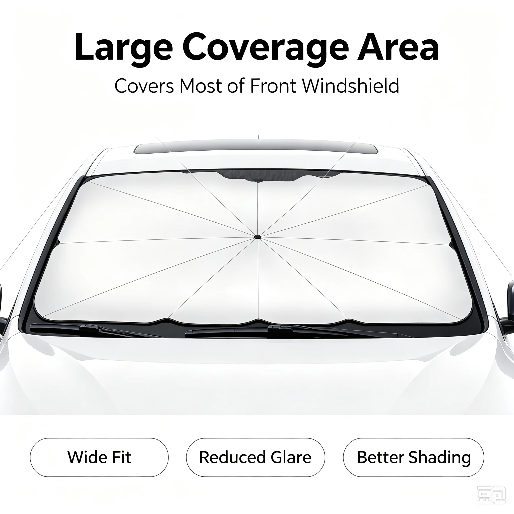 Faltbarer Auto-Windschutzschei – Car Sunshade Windshield Umbrella Foldable Bewertung und Preis