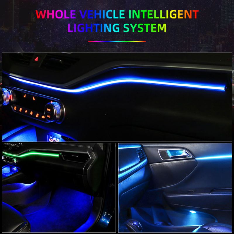 LED Auto-Innenraumbeleuchtung  – Led Ambient Interior Car Lights App Control Bewertung und Preis