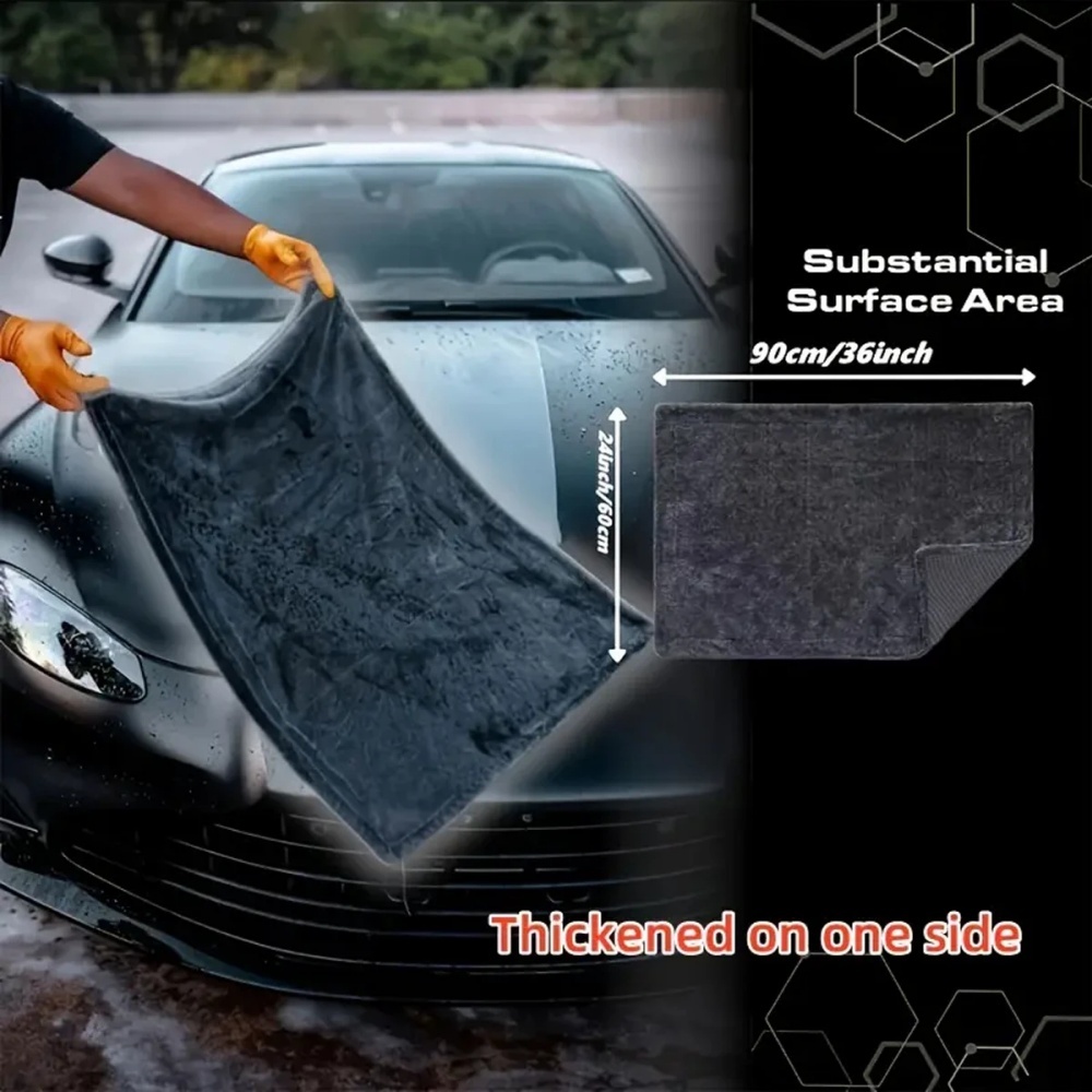 Übergroßes Dunkelgraues Auto-M – Microfiber Car Drying Towel Super Absorbent Bewertung und Preis