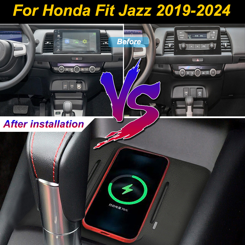2 DIN für Honda Fit Jazz 2019- – Wireless Car Charger Mount Fast Charging Bewertung und Preis