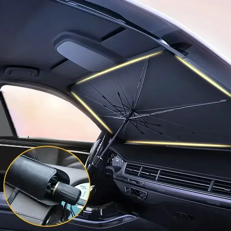 Auto-Windschutzscheiben-Sonnen – Car Sunshade Windshield Umbrella Foldable Bewertung und Preis