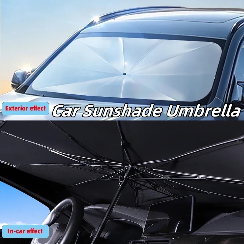 Auto Sonnenschirm Windschutzsc – Car Sunshade Windshield Umbrella Foldable Bewertung und Preis