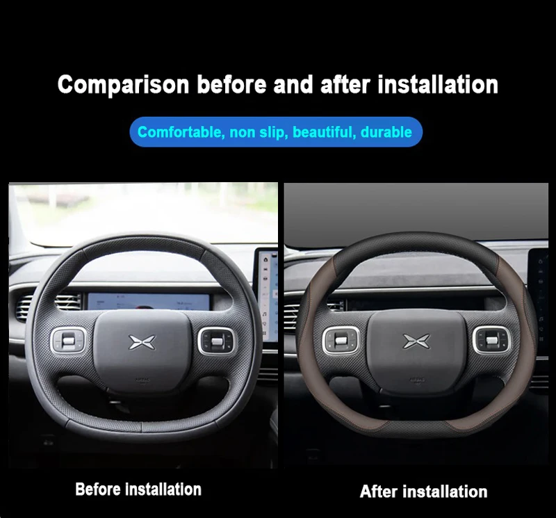 Auto-Lenkradbezug, Wickelhalte – Car Steering Wheel Cover Anti Slip Breathable Bewertung und Preis