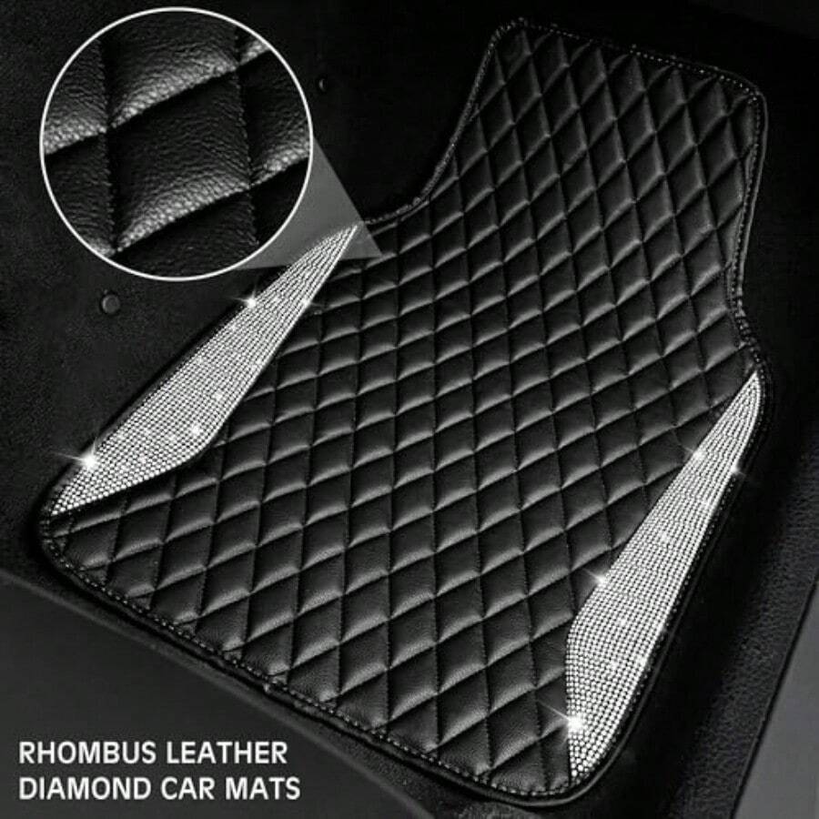 Leder-Autofußmatten Glänzende  – Car Floor Mats Universal Waterproof Leather Bewertung und Preis