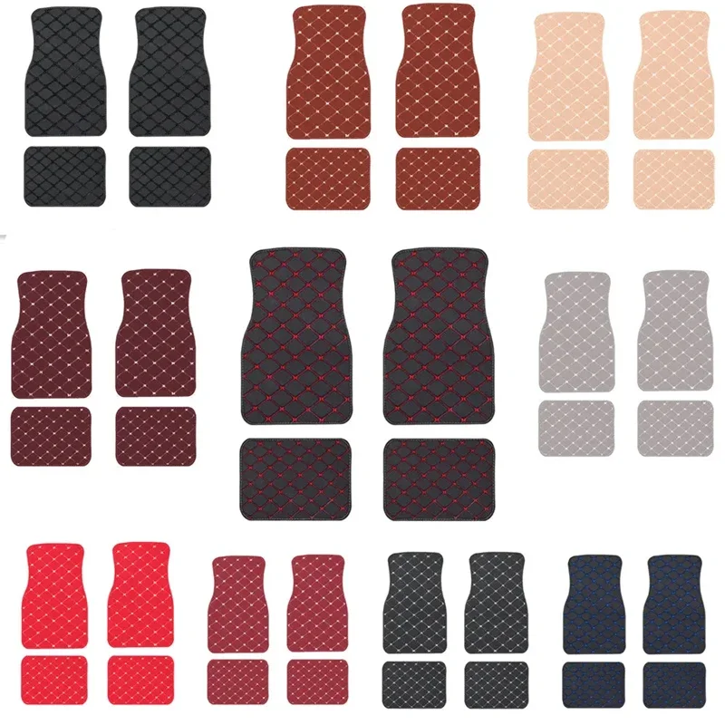 Auto-Fußmatten 4-teilig, unive – Car Floor Mats Universal Waterproof Leather Bewertung und Preis