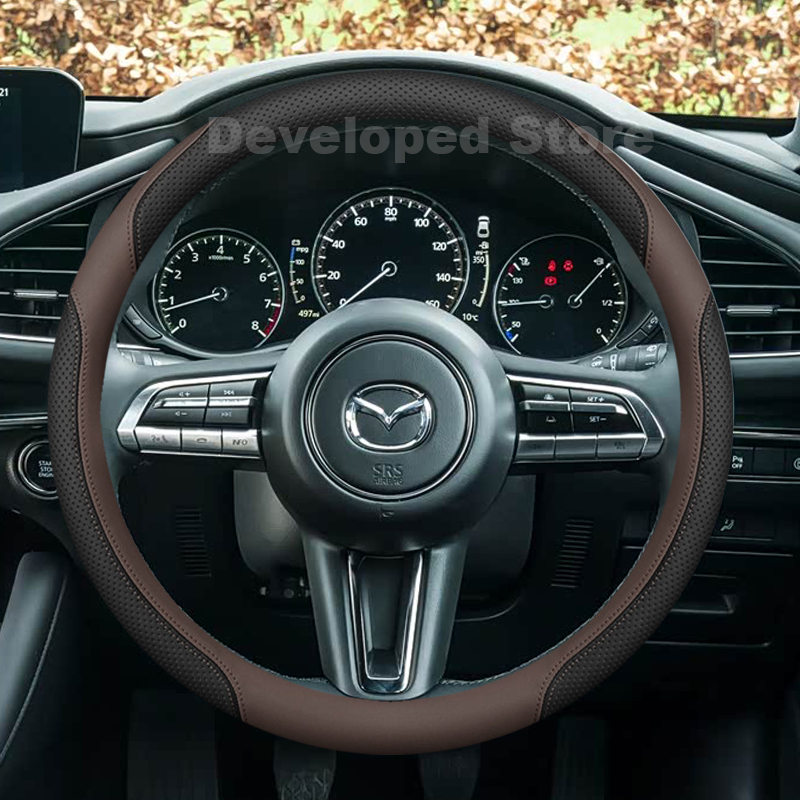 Lenkradbezug für Mazda 3 Axela – Car Steering Wheel Cover Anti Slip Breathable Bewertung und Preis