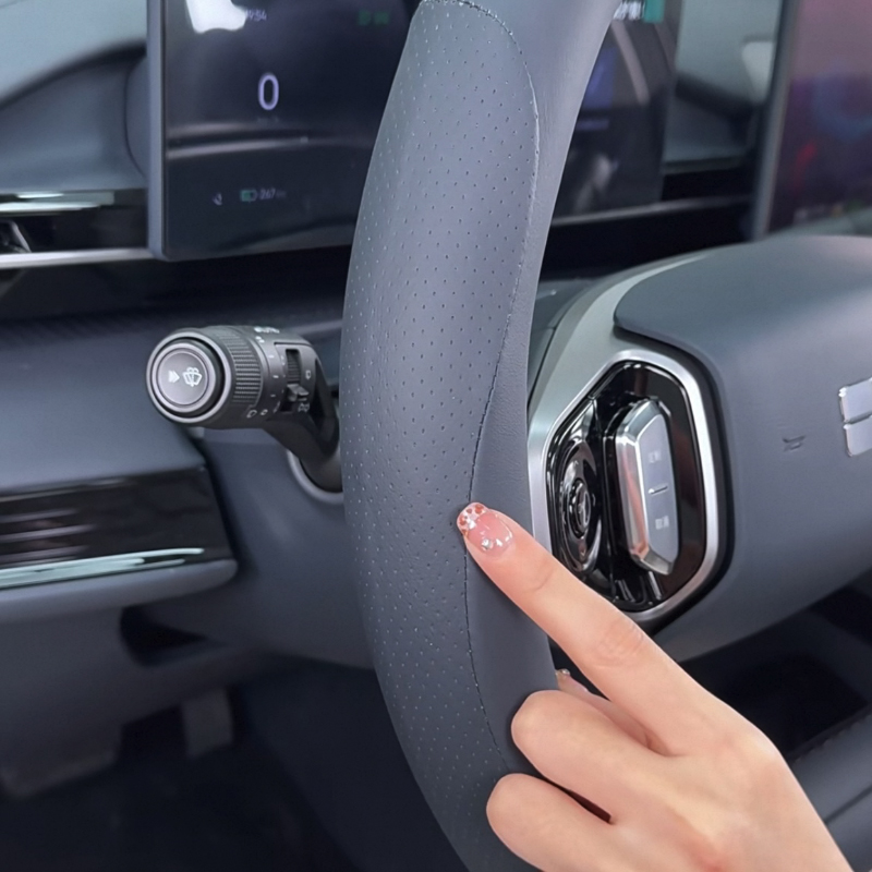 Für Geely Galaxy E5 EX5 2024-2 – Car Steering Wheel Cover Anti Slip Breathable Bewertung und Preis